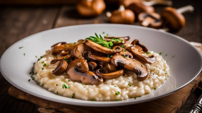Die Kunst des Wine-Food-Pairings: Wein und Speisen perfekt kombinieren: Pilzrisotto