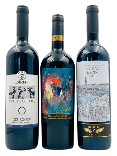 Weinpaket "Türkische Weinreise - Rot" - MineDineWine 