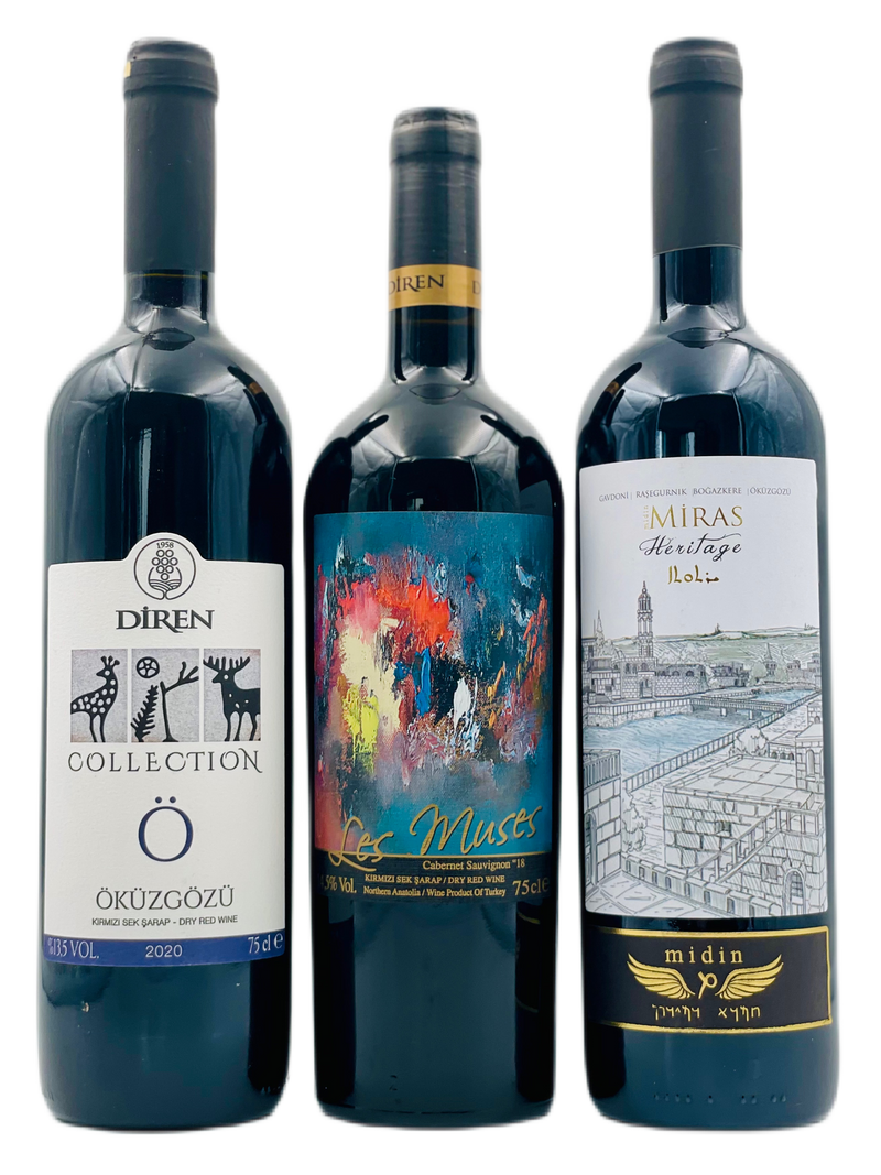 Weinpaket "Türkische Weinreise - Rot" - MineDineWine 